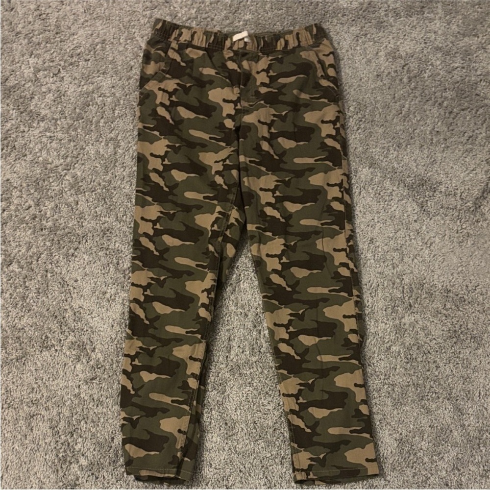 BOYS camo joggers